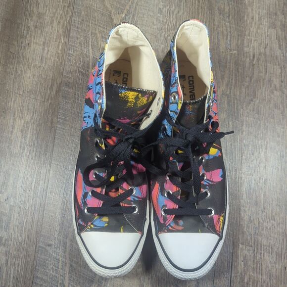 Converse Shoes Mens Size 12 ANDY WARHOL Statue of Liberty New York Sneaker Art - Picture 5 of 14
